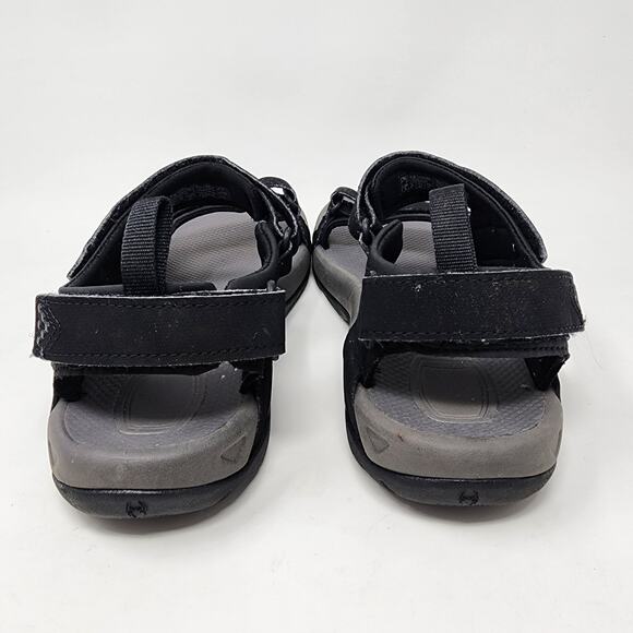 Teva Sandals Men 9 Meacham Black Sport Shoes 3 Adjustable Straps 1110392 - Picture 5 of 10
